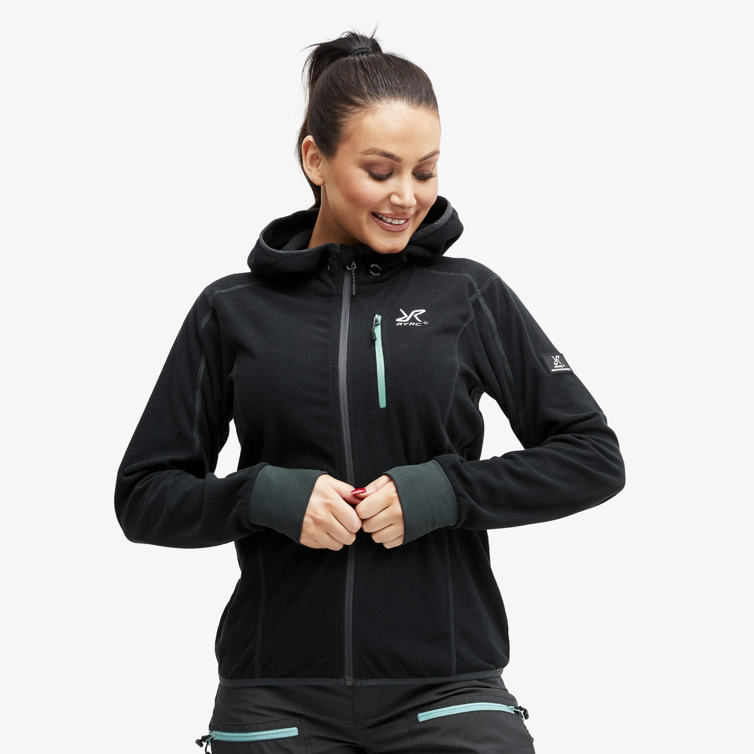 Trekker Hoodie Women Black 1 Trekker Hoodie Women Black