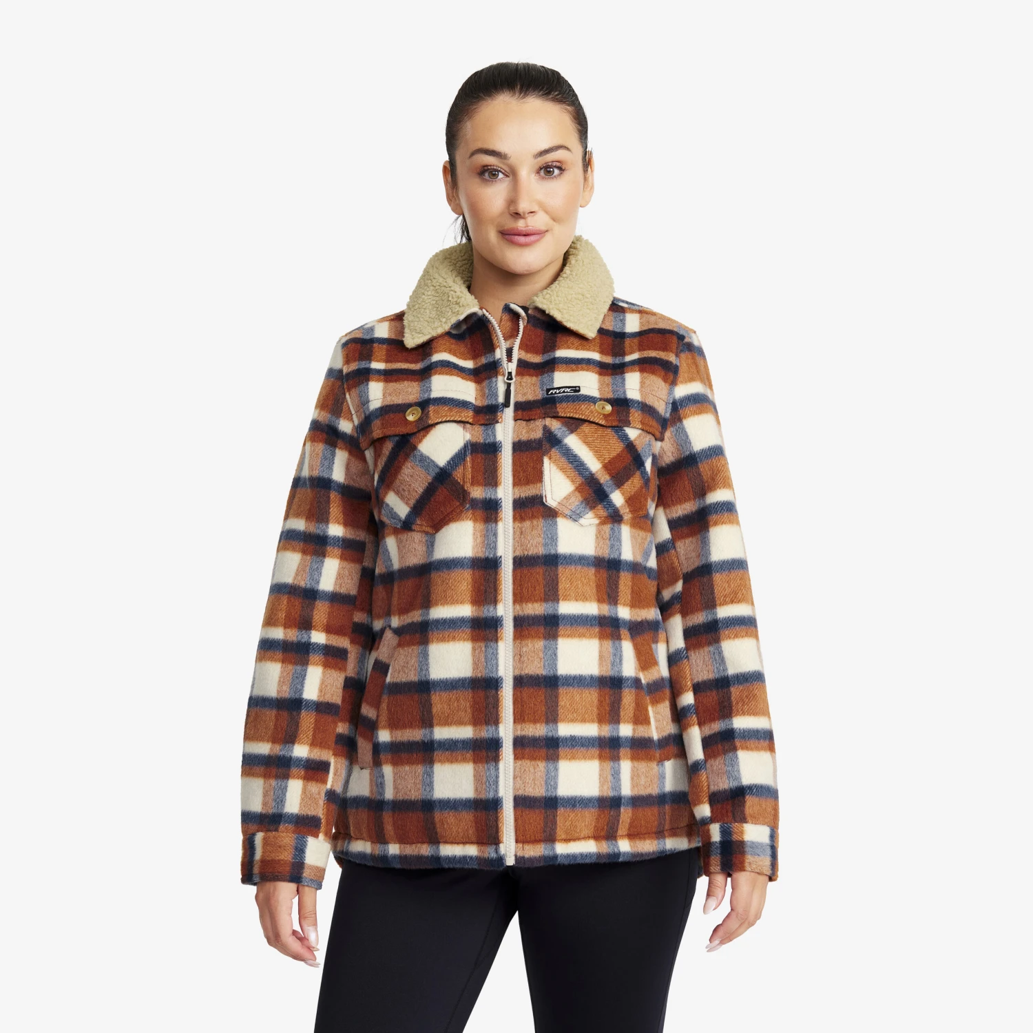 Lumber Jacket Women Rusty Orange/Oatmeal 1 Lumber Jacket Women Rusty Orange/Oatmeal