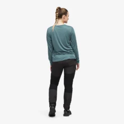 Vagabond Long Sleeve Tee Women Ocean Teal -Pause Camping 07eb41c3 8610 4cac 8bb0 ac61dc726cad scaled