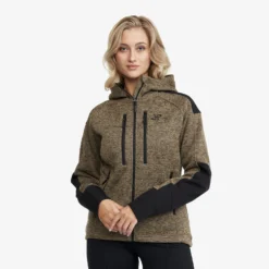 Tornado Hoodie Women Khaki