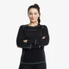 Outright Merino Top Women Black