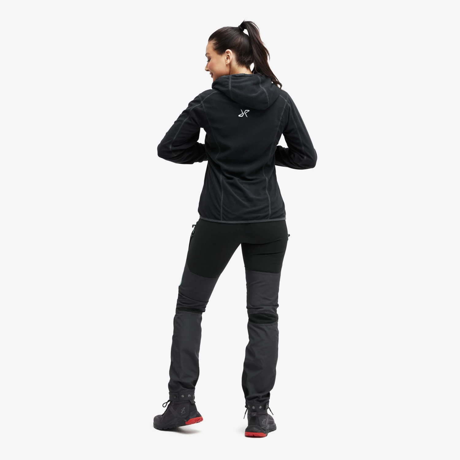 Trekker Hoodie Women Black 2 Trekker Hoodie Women Black - Image 2