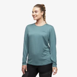 Vagabond Long Sleeve Tee Women Ocean Teal