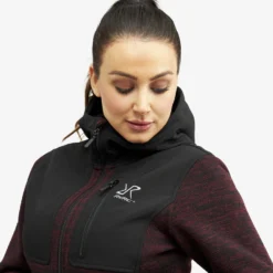 Wander Pro Wool Hoodie Women Bison Red -Pause Camping 3287dfe1 6a27 4886 a052 0bedeae2143e scaled