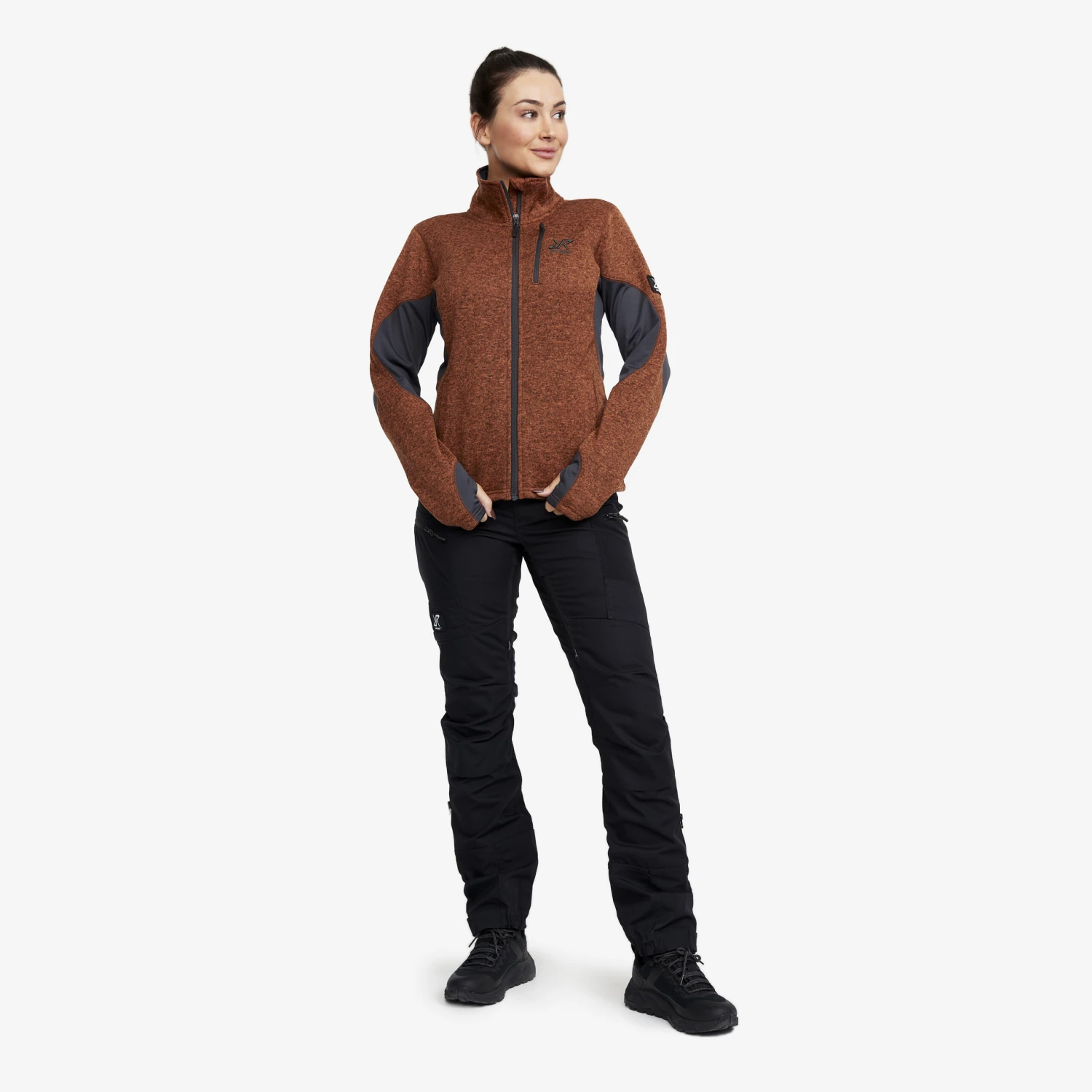 Fusion Fleece Women Copper Brown 2 Fusion Fleece Women Copper Brown - Image 2