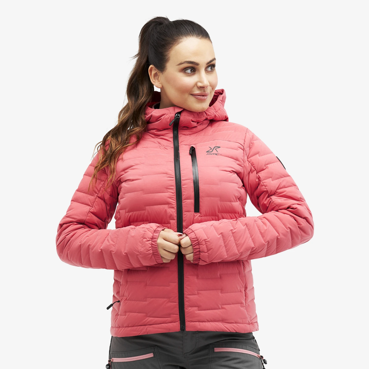 Flex Down Jacket Women Holly Berry 1 Flex Down Jacket Women Holly Berry