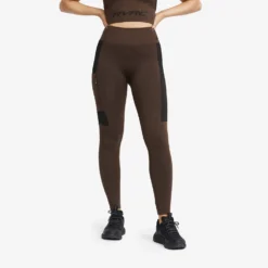 Descent Seamless Leggings Women Chocolate Chip