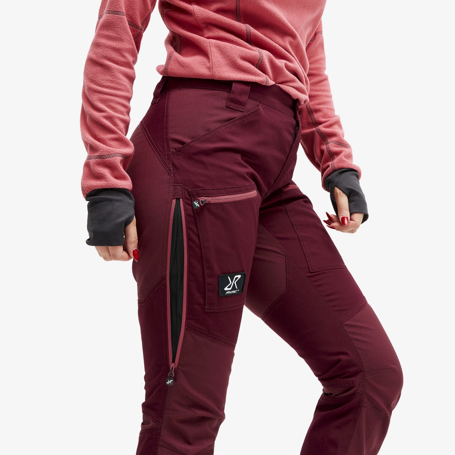 Nordwand Pro Trousers Women Burgundy/Earth Red 4 Nordwand Pro Trousers Women Burgundy/Earth Red - Image 4