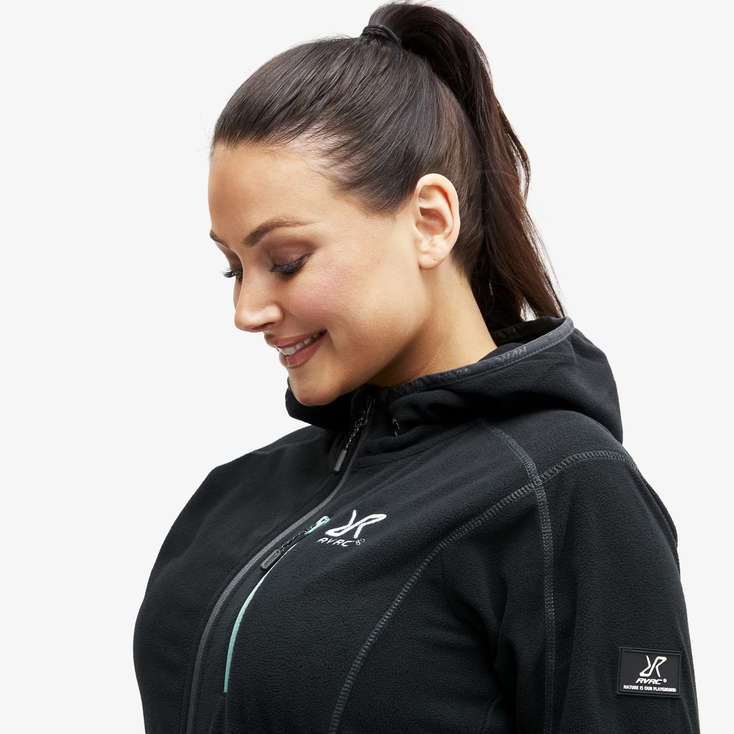 Trekker Hoodie Women Black 4 Trekker Hoodie Women Black - Image 4
