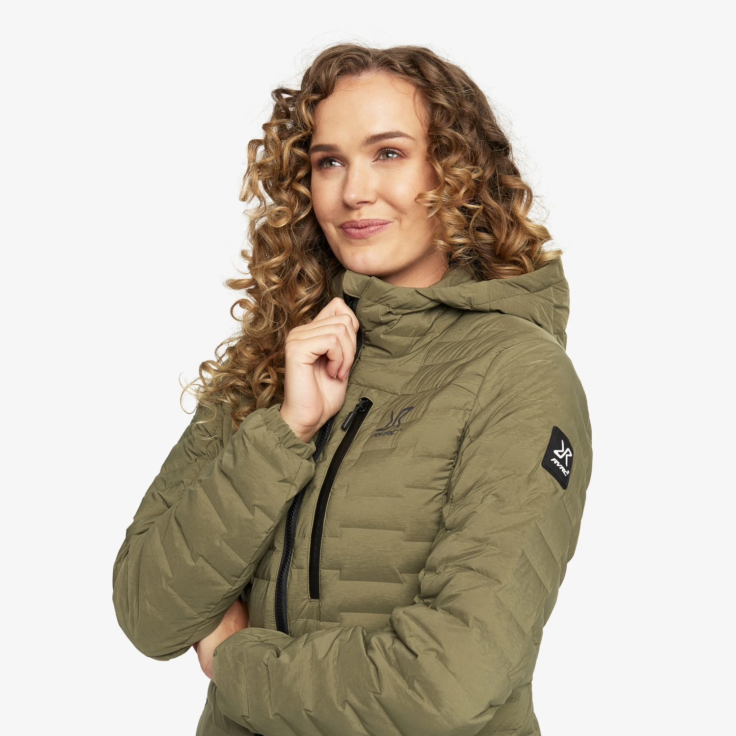 Flex Down Jacket Women Burnt Olive 3 Flex Down Jacket Women Burnt Olive - Image 3