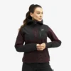 Wander Pro Wool Hoodie Women Bison Red