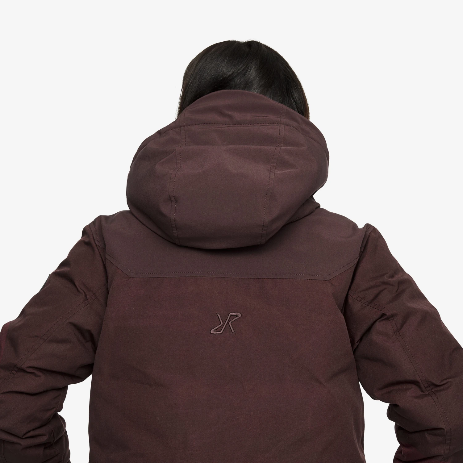 Outdoor Parka Women Dark Vintage Rose 8 Outdoor Parka Women Dark Vintage Rose - Image 8