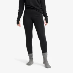 Waffle Baselayer Trousers Women Black