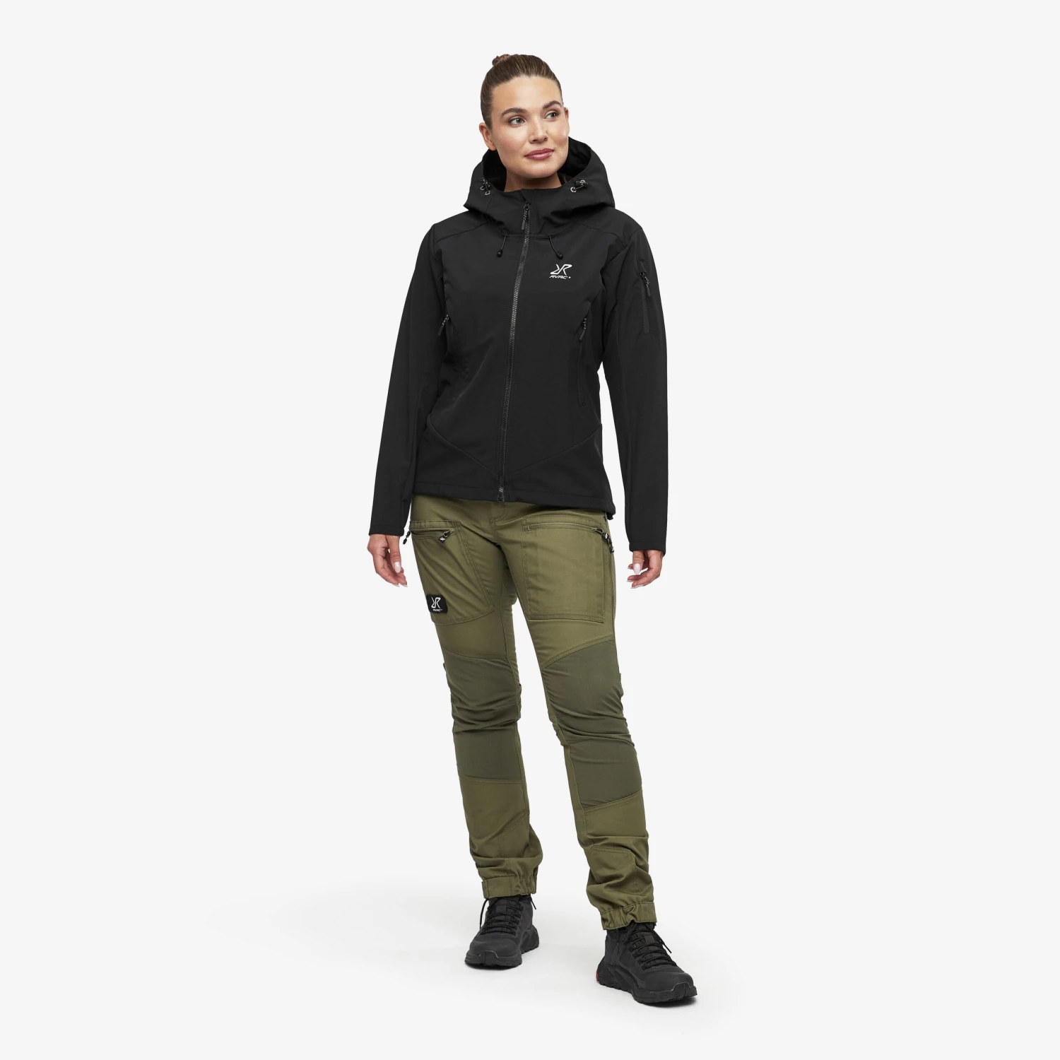 Reckon Softshell Jacket Women Black 2 Reckon Softshell Jacket Women Black - Image 2