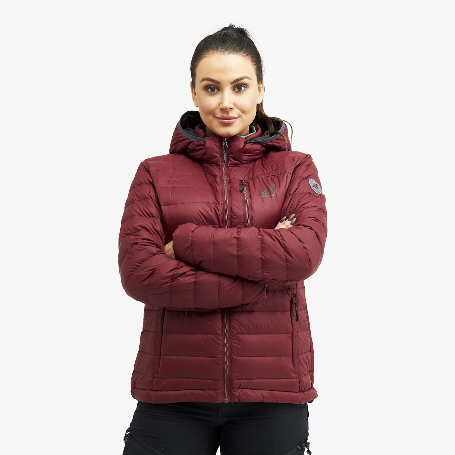Helium Down Jacket Women Bison Red 1 Helium Down Jacket Women Bison Red