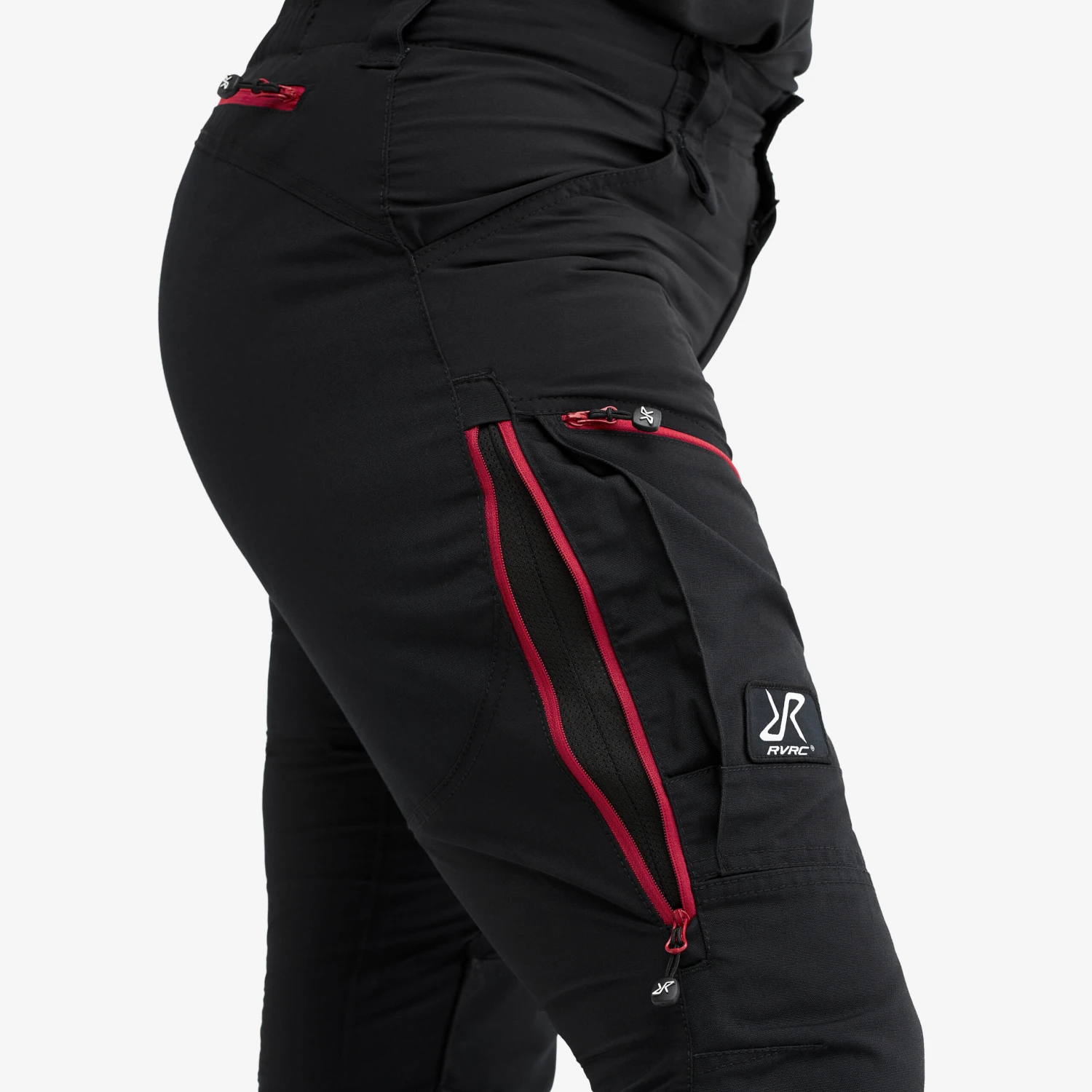 RVRC GP Pro Trousers Women Black/Red 4 RVRC GP Pro Trousers Women Black/Red - Image 4