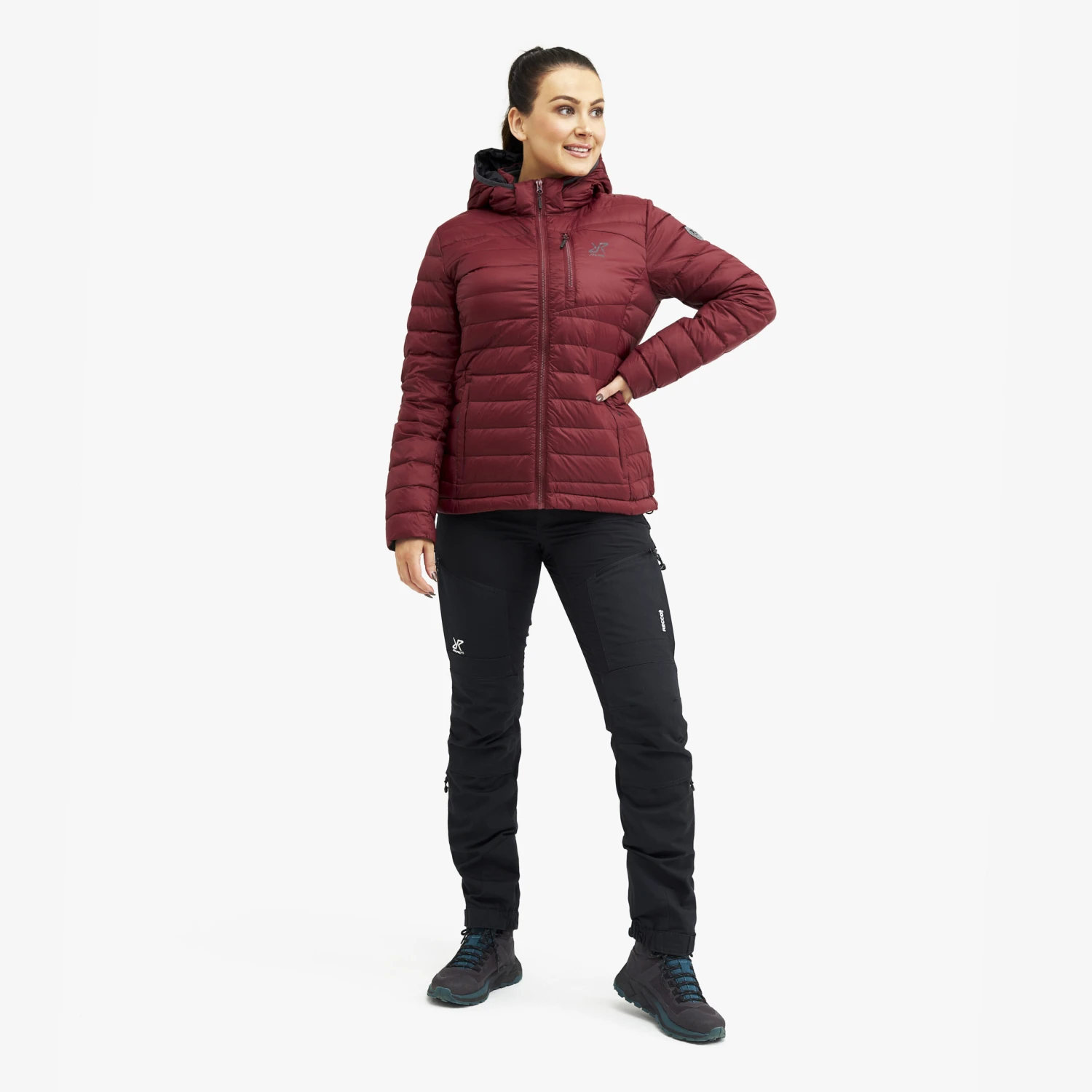 Helium Down Jacket Women Bison Red 2 Helium Down Jacket Women Bison Red - Image 2