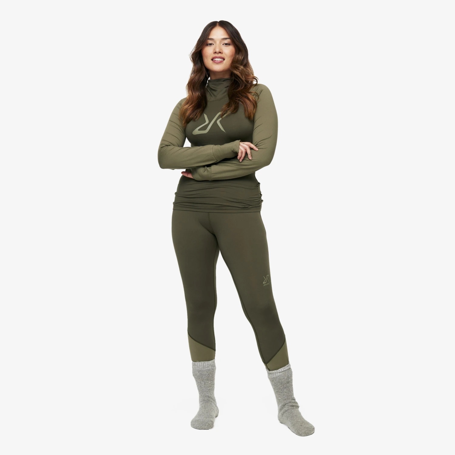 Sneaky Balaclava Base Layer Set Women Forest Night 1 Sneaky Balaclava Base Layer Set Women Forest Night