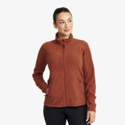 Essential Full-zip Fleece Women Smoked Paprika