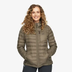 Helium Down Jacket Women Major Brown