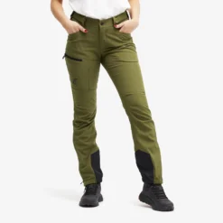 Trail Pants Women Dark Olive