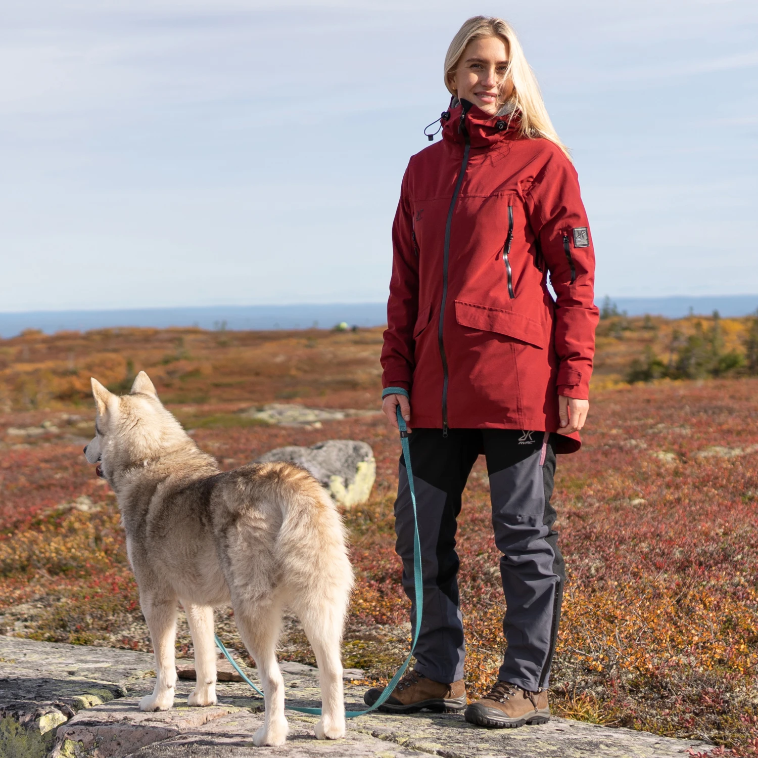 Monsoon Jacket Women Chilli 2 Monsoon Jacket Women Chilli - Image 2