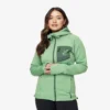 Illusion Hoodie Women Malachite Green