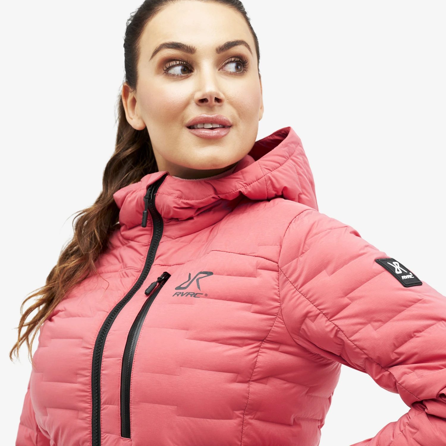 Flex Down Jacket Women Holly Berry 4 Flex Down Jacket Women Holly Berry - Image 4