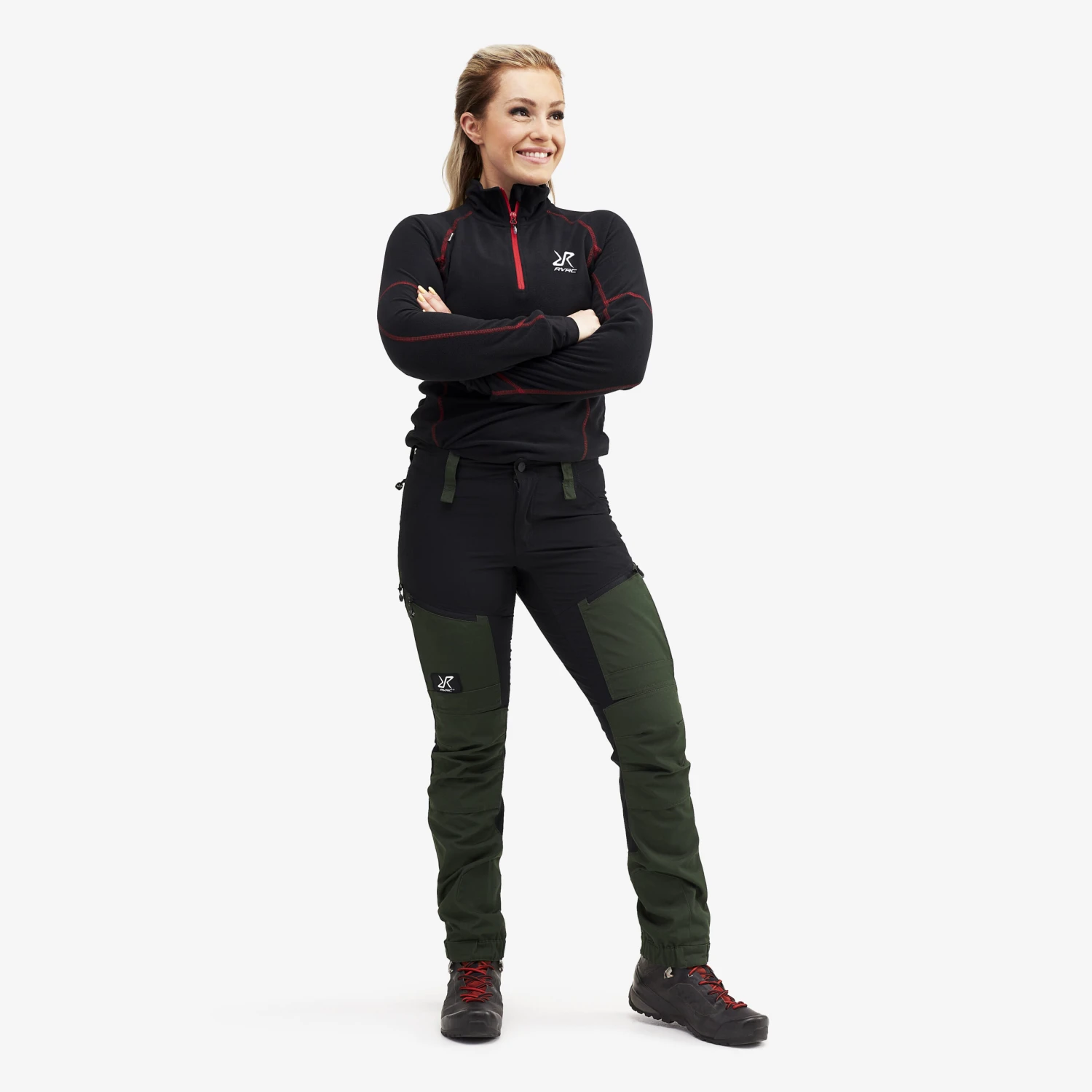 RVRC GP Pro Short Trousers Women Forest Green 2 RVRC GP Pro Short Trousers Women Forest Green - Image 2