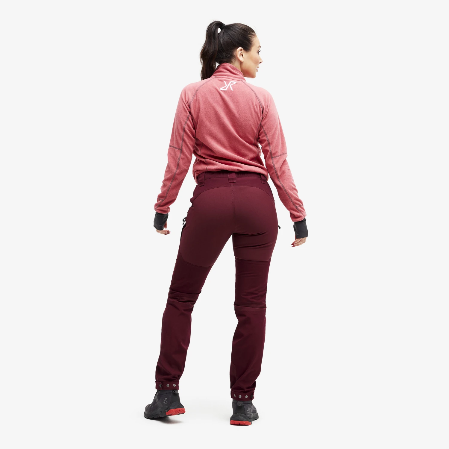 Nordwand Pro Trousers Women Burgundy/Earth Red 3 Nordwand Pro Trousers Women Burgundy/Earth Red - Image 3