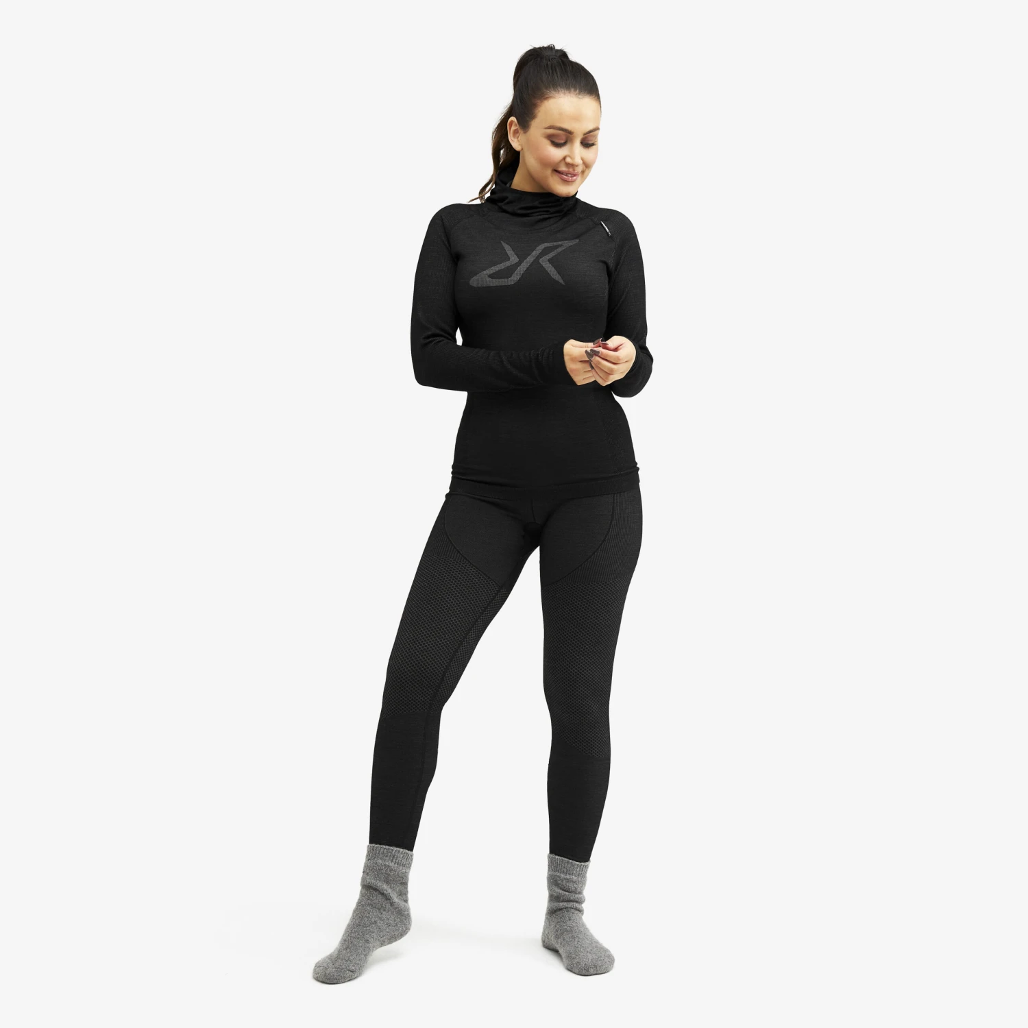 Fuse Merino Base Layer Set Women Anthracite 1 Fuse Merino Base Layer Set Women Anthracite