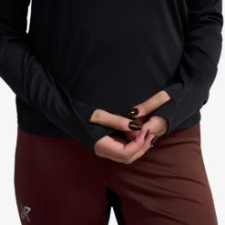 Prep Half-zip Top Women Black -Pause Camping a8870451 4f73 4949 bc15 893c4f6fc378 scaled