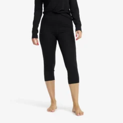 Mount Merino 3/4 Trousers Women Black