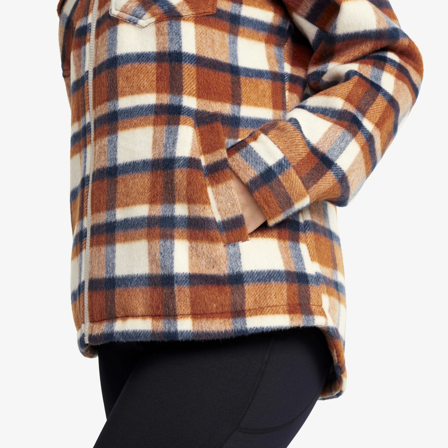 Lumber Jacket Women Rusty Orange/Oatmeal 5 Lumber Jacket Women Rusty Orange/Oatmeal - Image 5