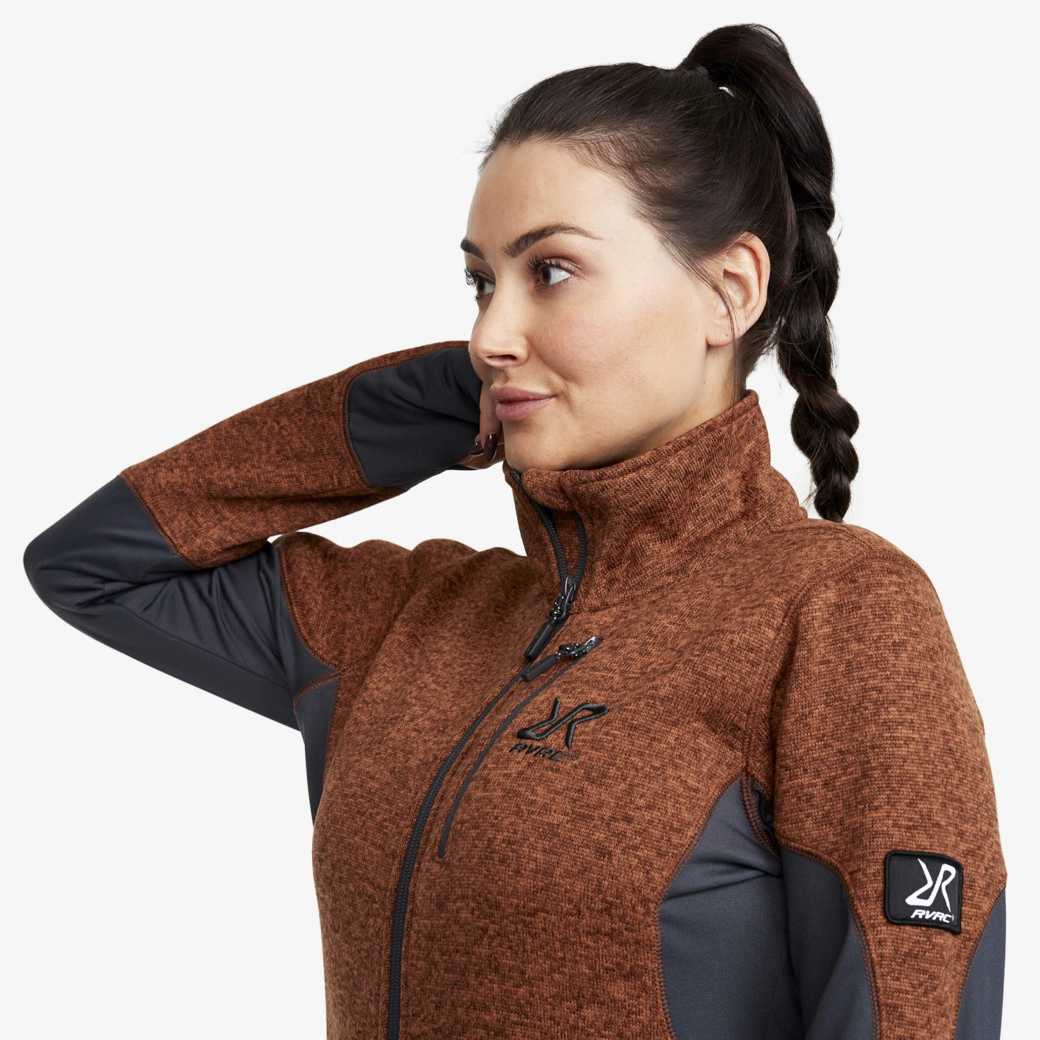 Fusion Fleece Women Copper Brown 4 Fusion Fleece Women Copper Brown - Image 4