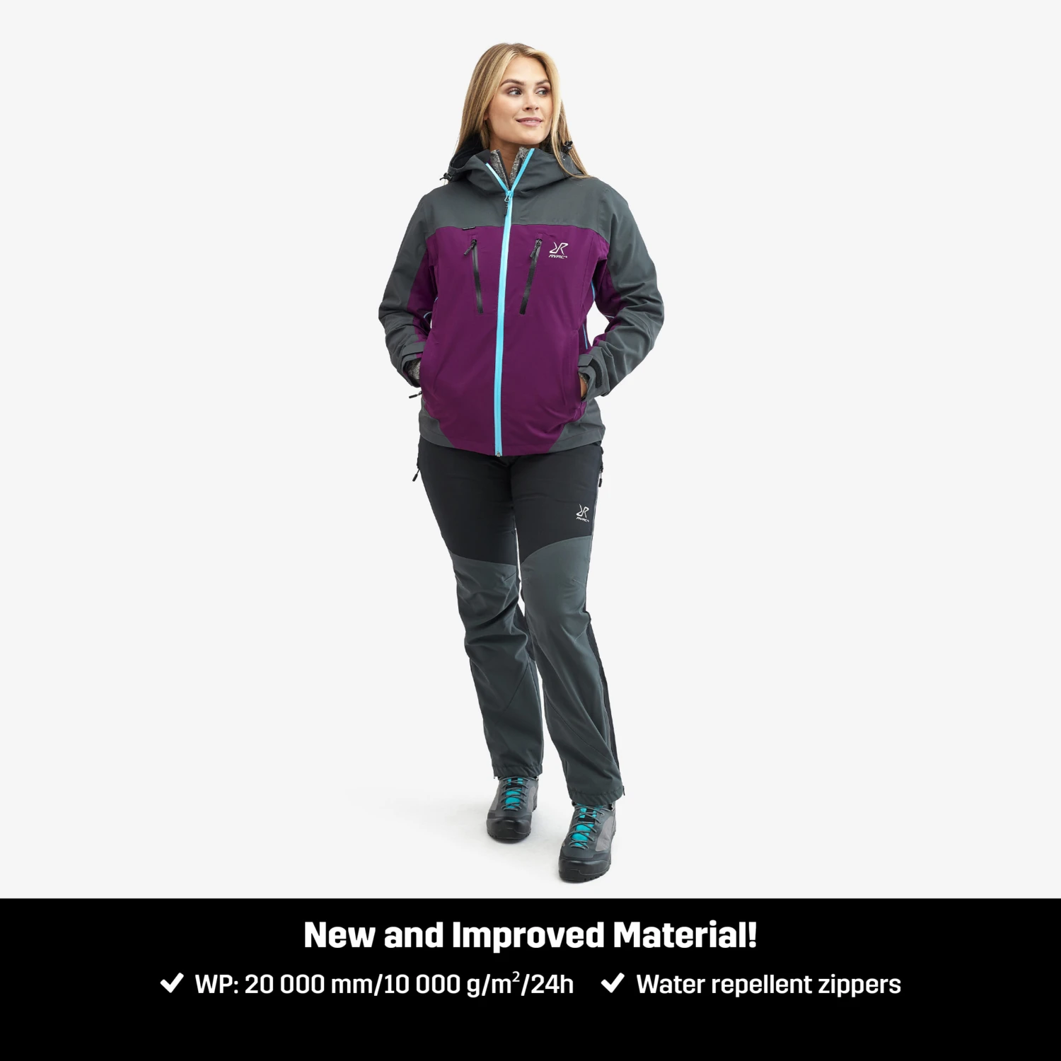 Silence Proshell Jacket Women Purple Rain 2 Silence Proshell Jacket Women Purple Rain - Image 2