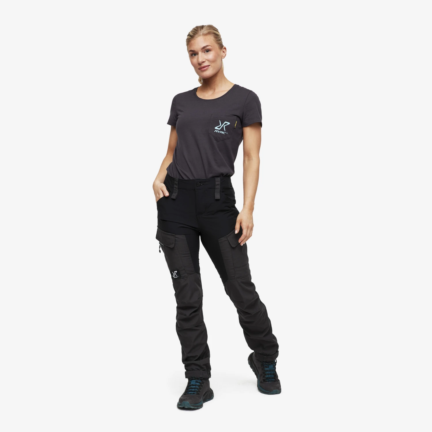 RVRC GP Short Trousers Women Jetblack 2 RVRC GP Short Trousers Women Jetblack - Image 2