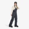 Atlas 3L Ski Bib Trousers Women Anthracite