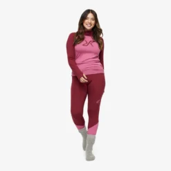 Sneaky Balaclava Base Layer Set Women Ruby