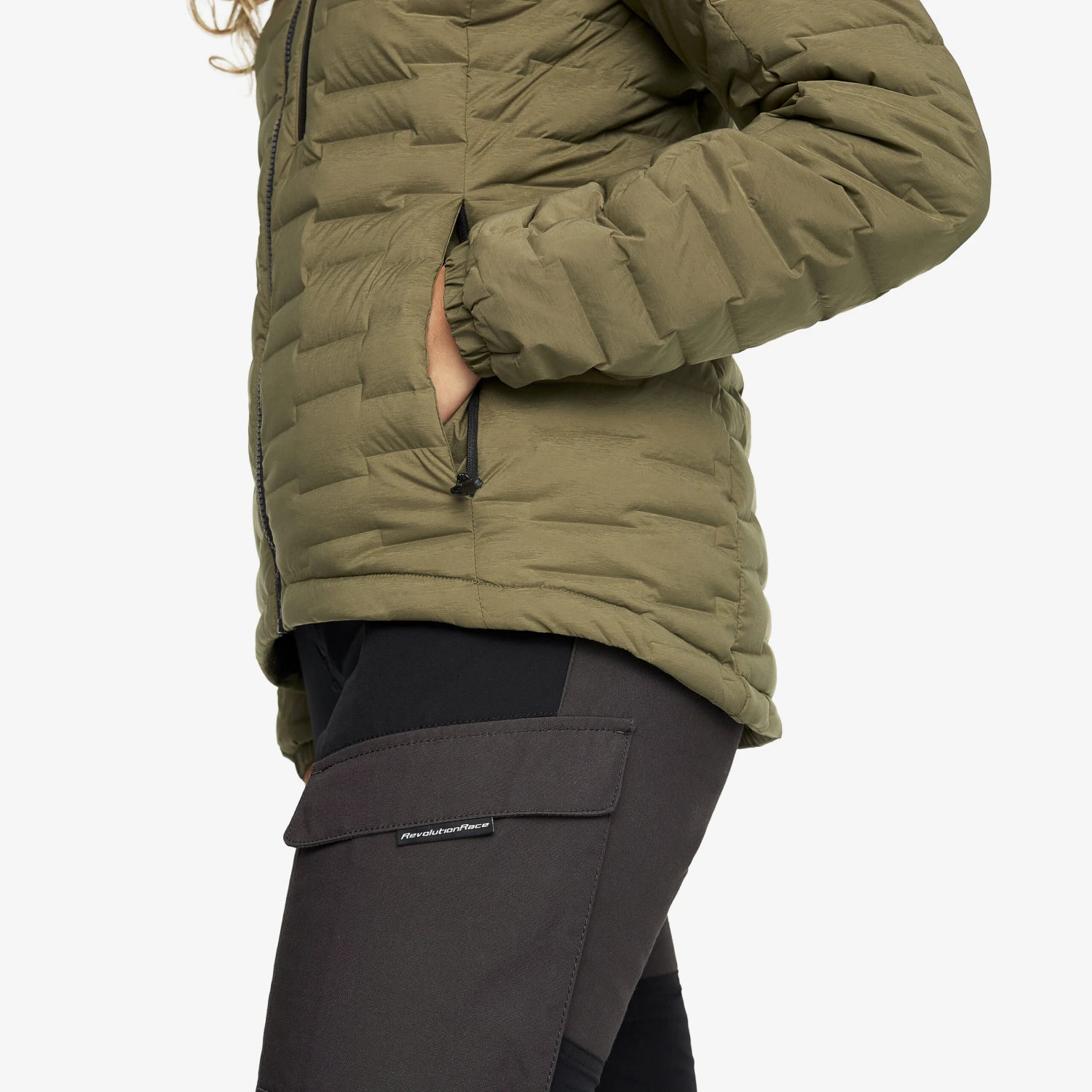 Flex Down Jacket Women Burnt Olive 4 Flex Down Jacket Women Burnt Olive - Image 4