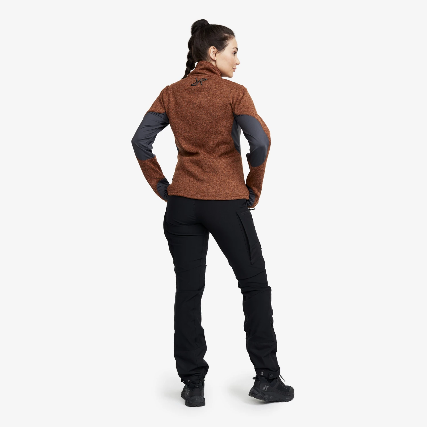 Fusion Fleece Women Copper Brown 3 Fusion Fleece Women Copper Brown - Image 3