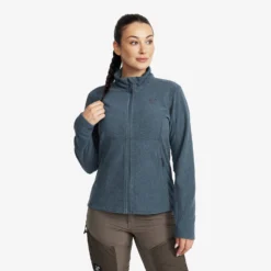 Essential Full-zip Fleece Women Moonlit Ocean