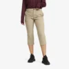 Loyal 3/4 Stretch Trousers Women Khaki