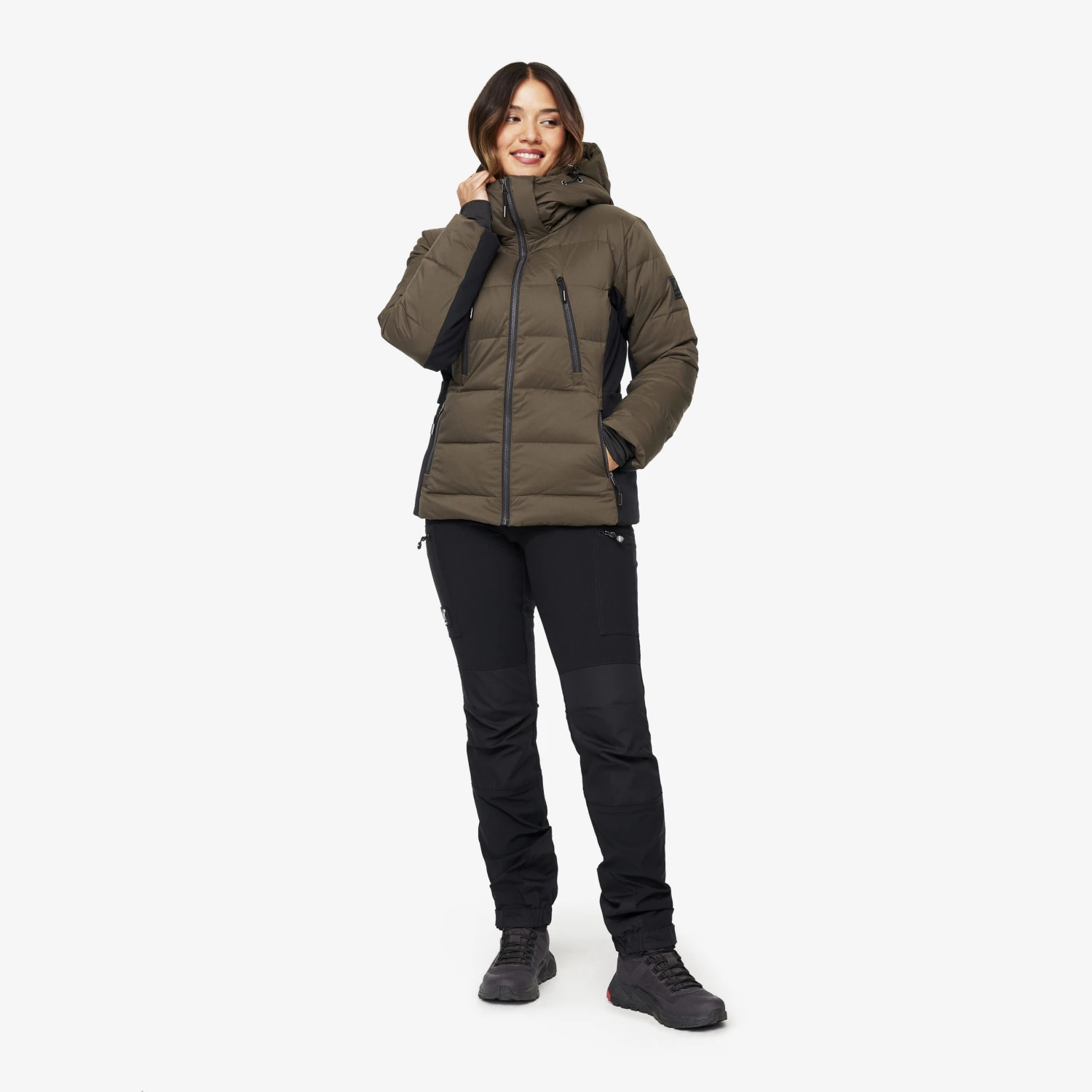 Igloo Jacket Women Mud 2 Igloo Jacket Women Mud - Image 2