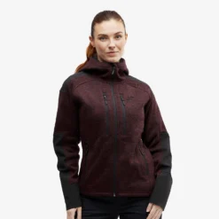 Tornado Hoodie Women Burgundy