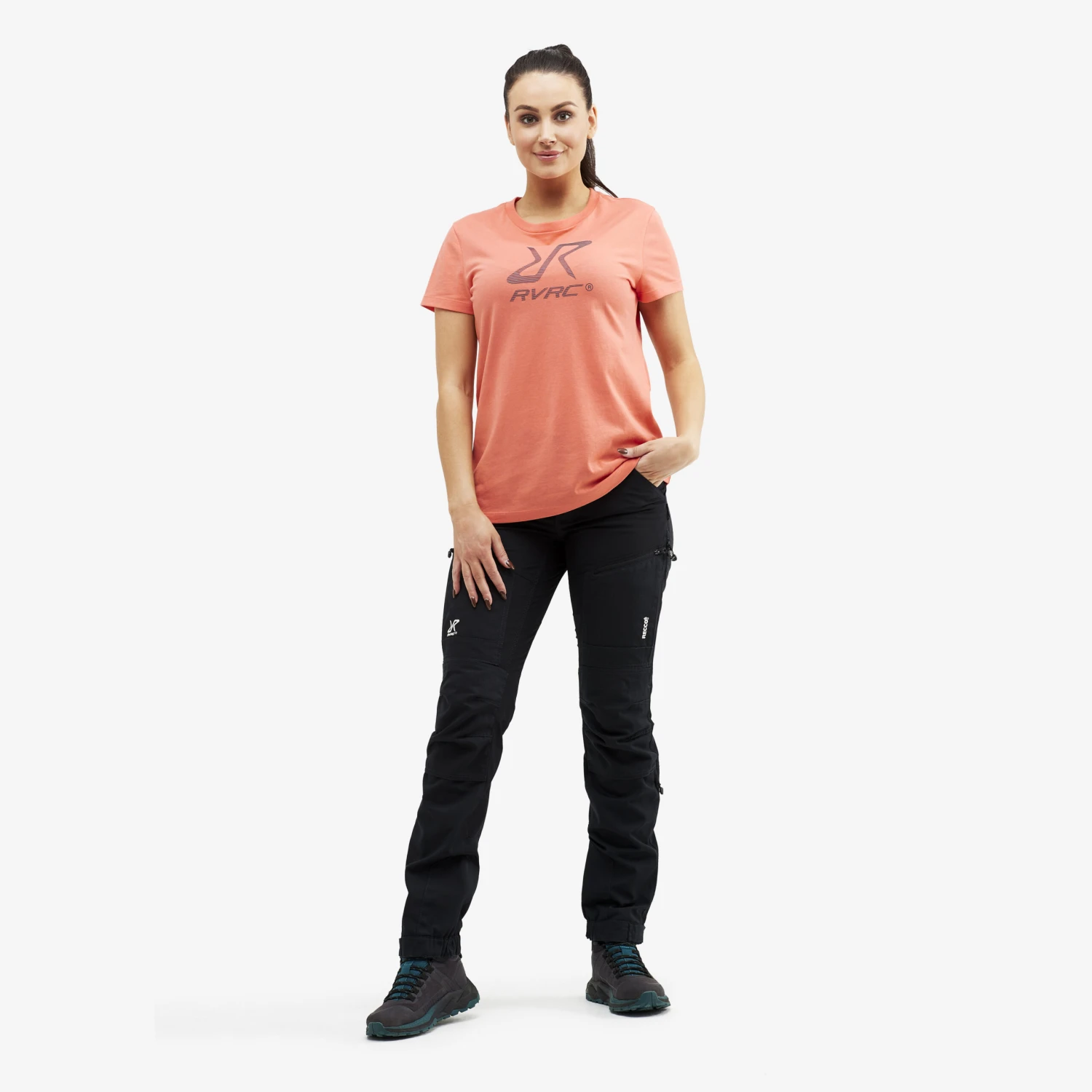 Nerd Tee Women Burnt Coral 2 Nerd Tee Women Burnt Coral - Image 2