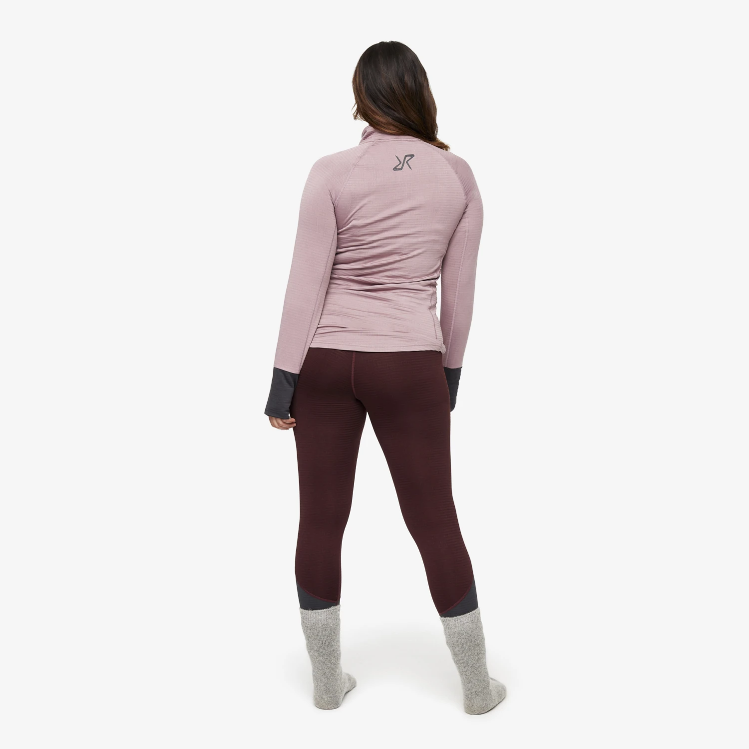 Hiball Waffle Base Layer Set Women Dusty Mauve 2 Hiball Waffle Base Layer Set Women Dusty Mauve - Image 2