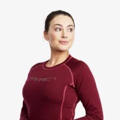 Outright Merino Top Women Bison Red/ Anthracite -Pause Camping f478465f 79fa 4a4c 9cec 29135eec0a10 scaled